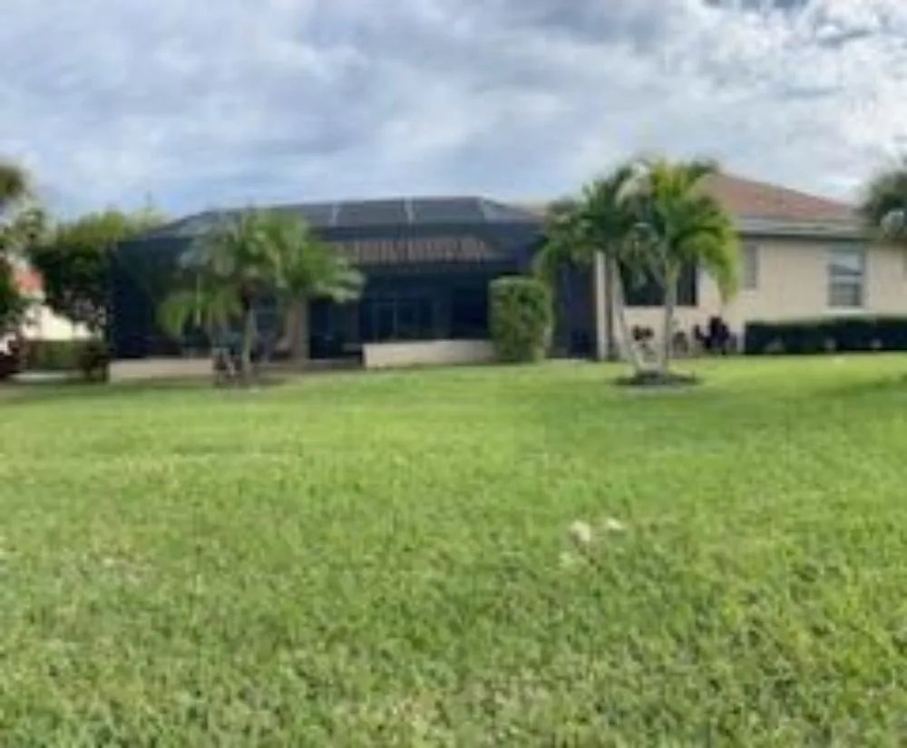 Professional yard maintenance with custom design across North Port, FL - On The Spot Lighting