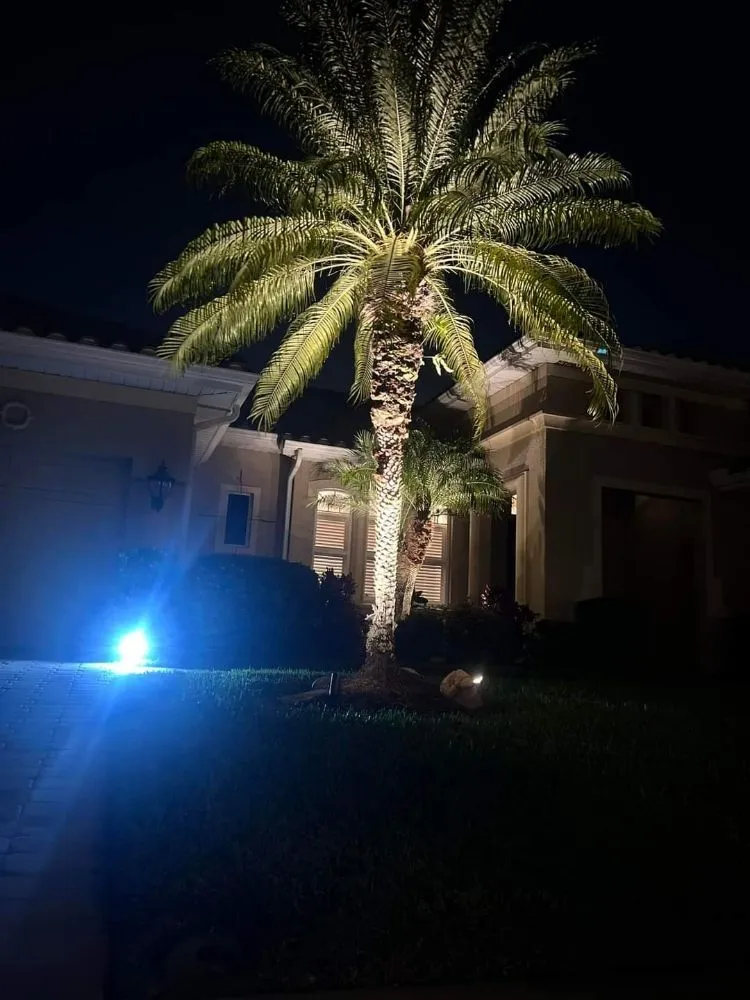 Expert lawn mowing service in North Port, FL by On The Spot Lighting