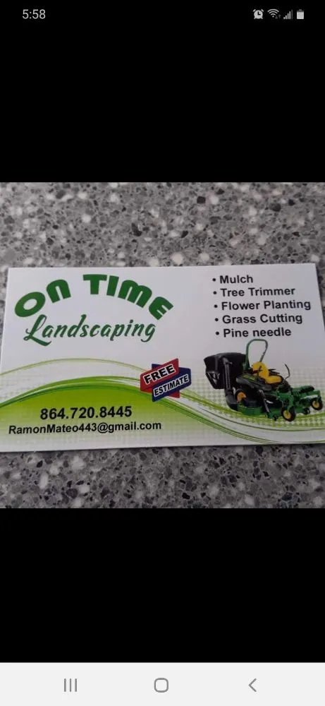 Top-rated landscaping services for outdoor upgrades in Greenville, SC by On time landscaping