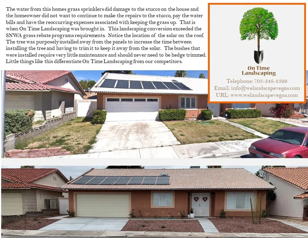 Affordable landscape design in Las Vegas, NV - On Time Landscaping