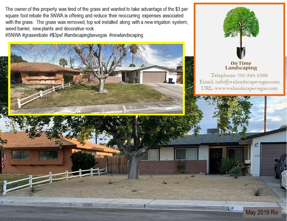 Top-rated yard cleanup service experts serving Las Vegas, NV - On Time Landscaping