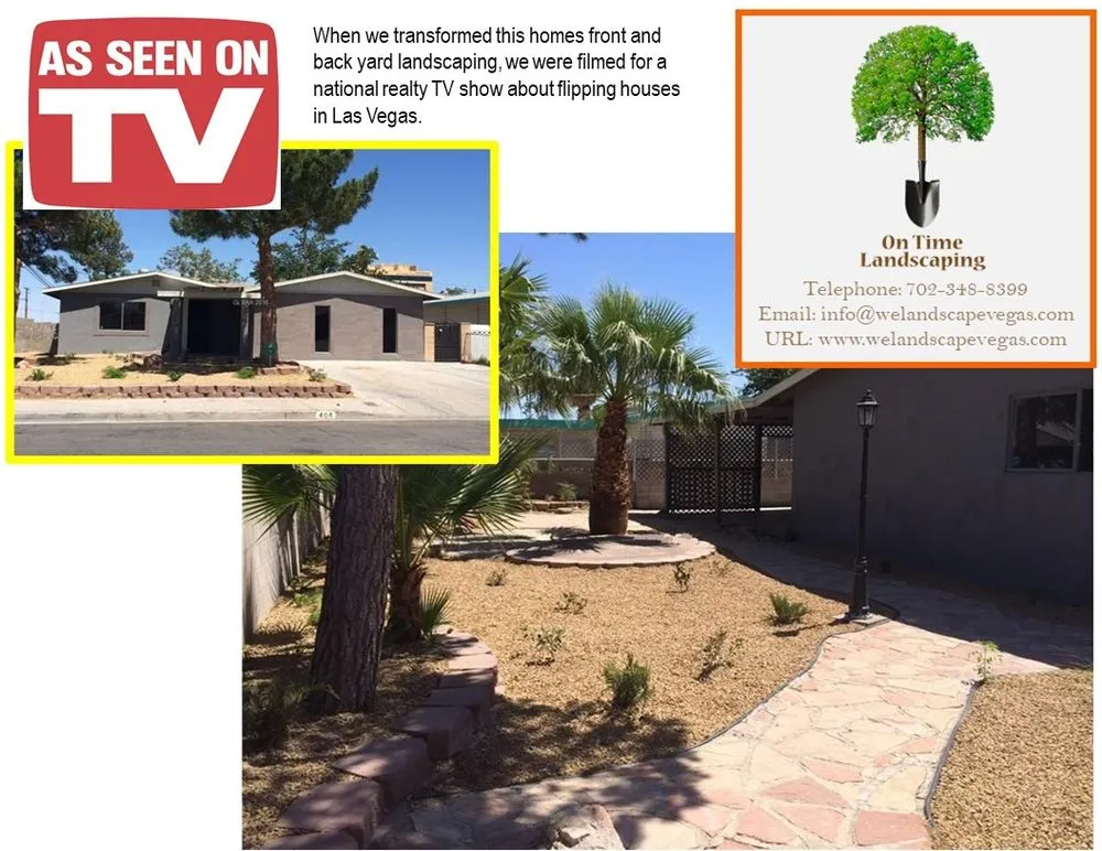 Trusted landscape design experts serving Las Vegas, NV - On Time Landscaping