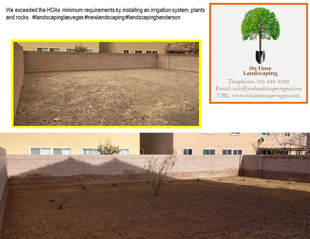 Reliable landscape installation experts serving Las Vegas, NV - On Time Landscaping