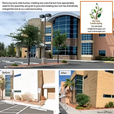 On Time Landscaping Logo