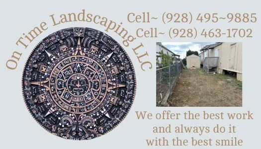 On Time Landscaping Logo