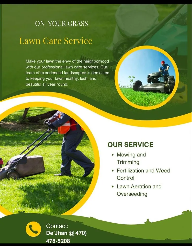 Custom yard cleanup service in Lithonia, GA by On Your Grass