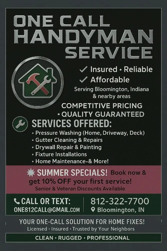 Top-rated landscaping services in Bloomington, IN - One Call Home services