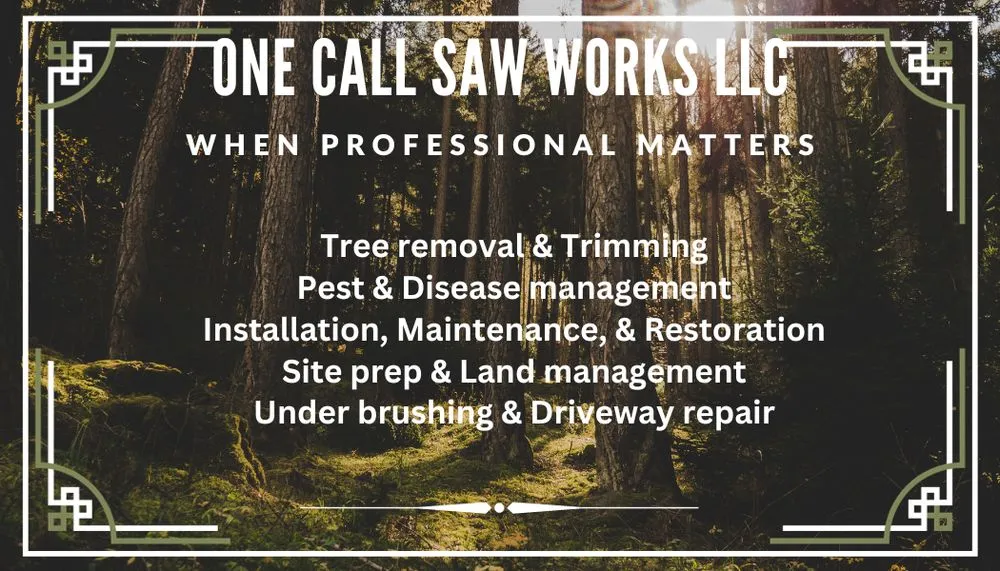 Trusted yard maintenance in Franklinton, LA - One Call Saw Works