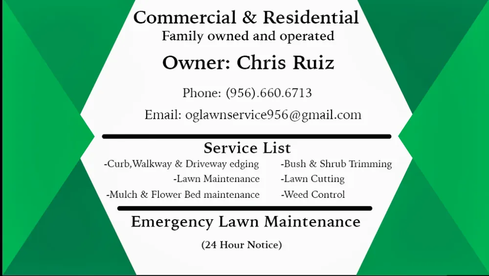 Custom residential landscaping for residential properties across Harlingen, TX - One Guy Lawn Service
