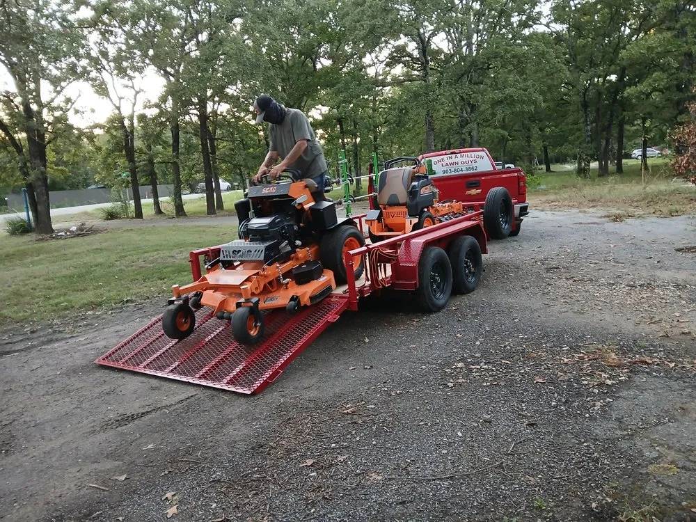 Local outdoor landscaping in Point, TX - One In A Million Lawn Guys