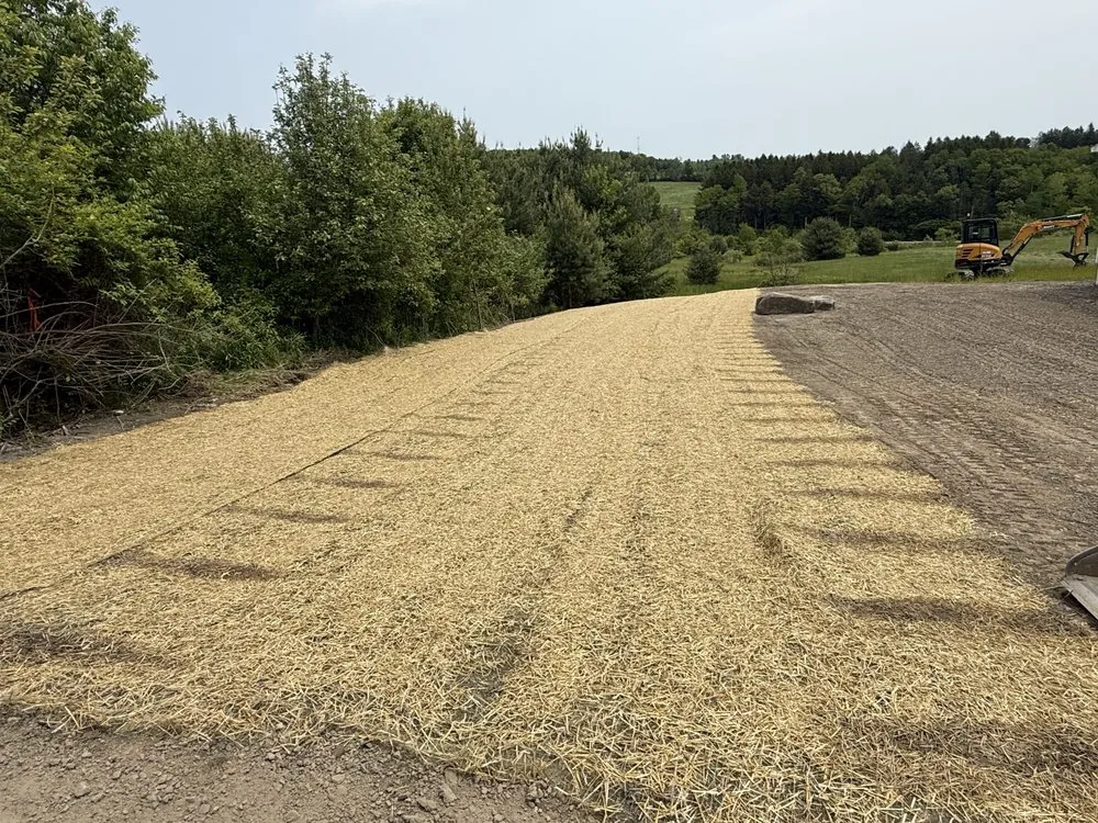 Custom landscape installation in Hallstead, PA by One Ranger Excavation & Landscaping