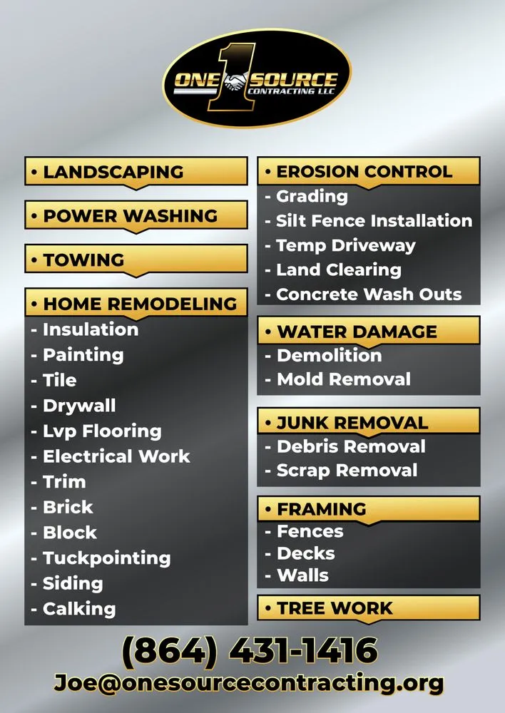 Trusted lawn mowing service in Spartanburg, SC - One Source Contracting