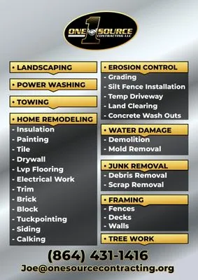 One Source Contracting Logo