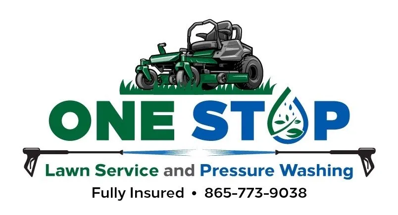 Professional lawn mowing service in Knoxville, TN by One stop lawn service and pressure washing