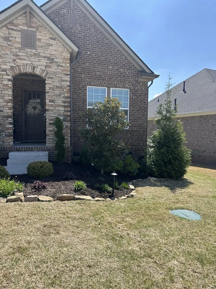 Professional garden landscaping in Nolensville, TN by One Stop Solutions