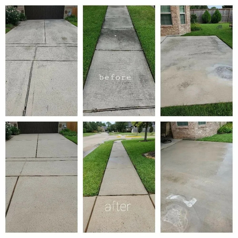 Professional yard cleanup service for outdoor upgrades in Houston, TX by One Touch Cleaning Service