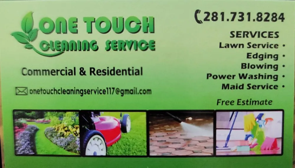 Professional outdoor landscaping for year-round maintenance in Houston, TX by One Touch Cleaning Service