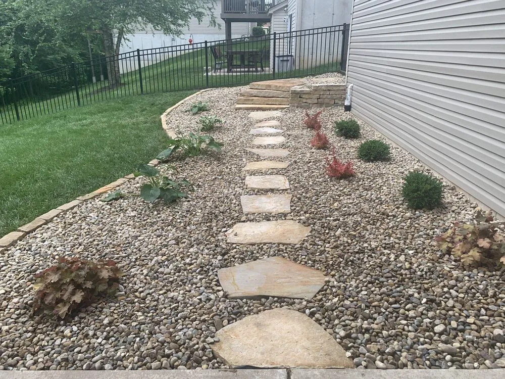 Local landscape installation for homes in Saint Charles, MO by One Vision Landscape and Snow Management