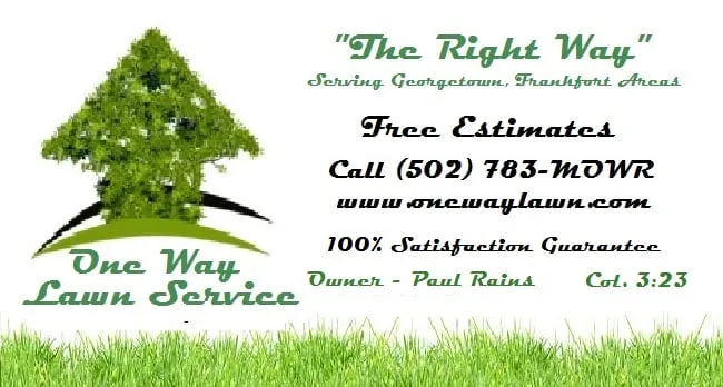 Professional landscape installation in Georgetown, KY - One Way Lawn Service