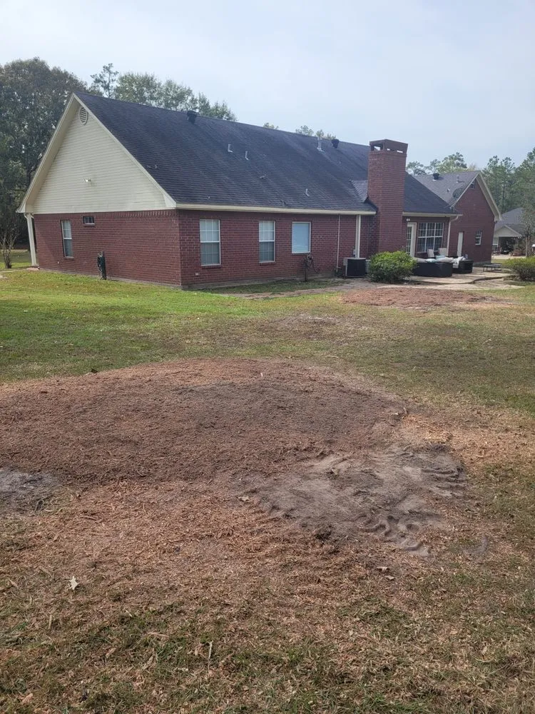 Custom garden landscaping in Lufkin, TX by One Way Stump Grinding & Lawn Care