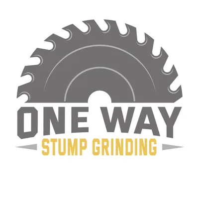 One Way Stump Grinding & Lawn Care Logo