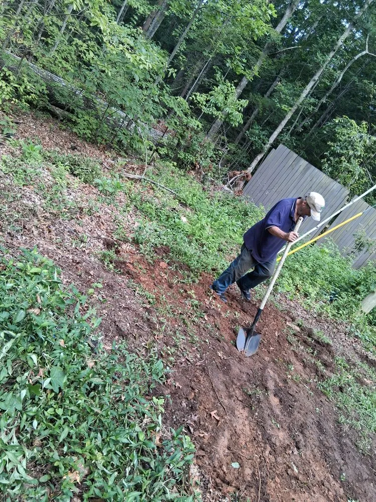 Custom landscaping services with custom design in Blairsville, GA by Oneals Lawncare And Handyman Services
