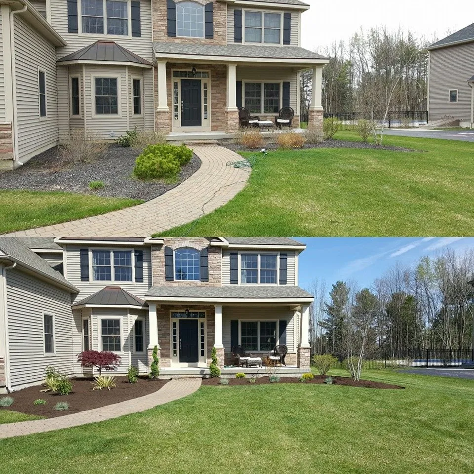 Custom residential landscaping for homes in Clifton Park, NY by O'Neil Enterprises