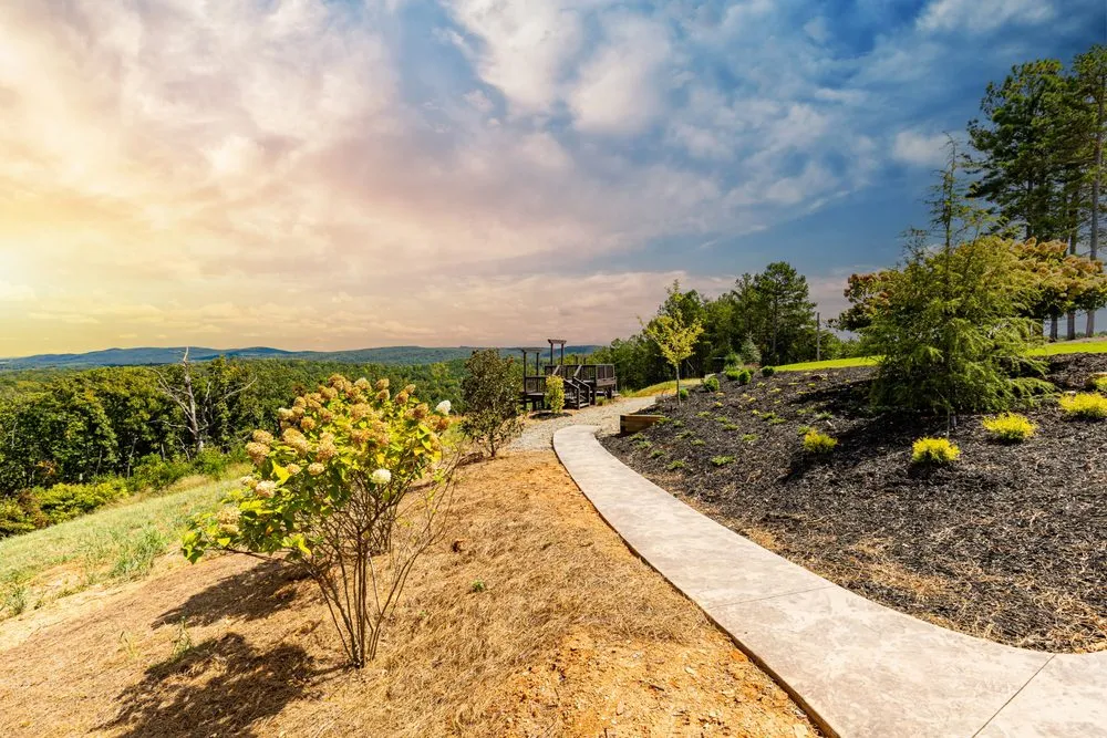 Custom residential landscaping for outdoor upgrades in Woodstock, GA by O'Neill Landscape Group