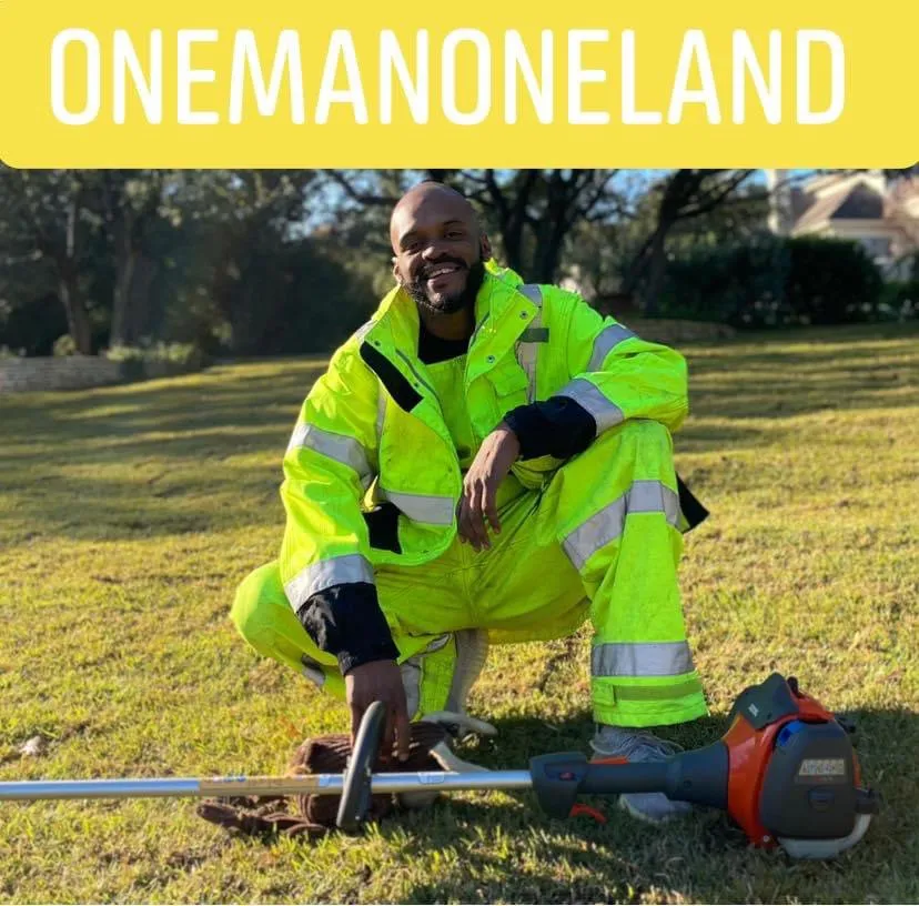 Professional outdoor landscaping in Pflugerville, TX by OneMan OneLand Services