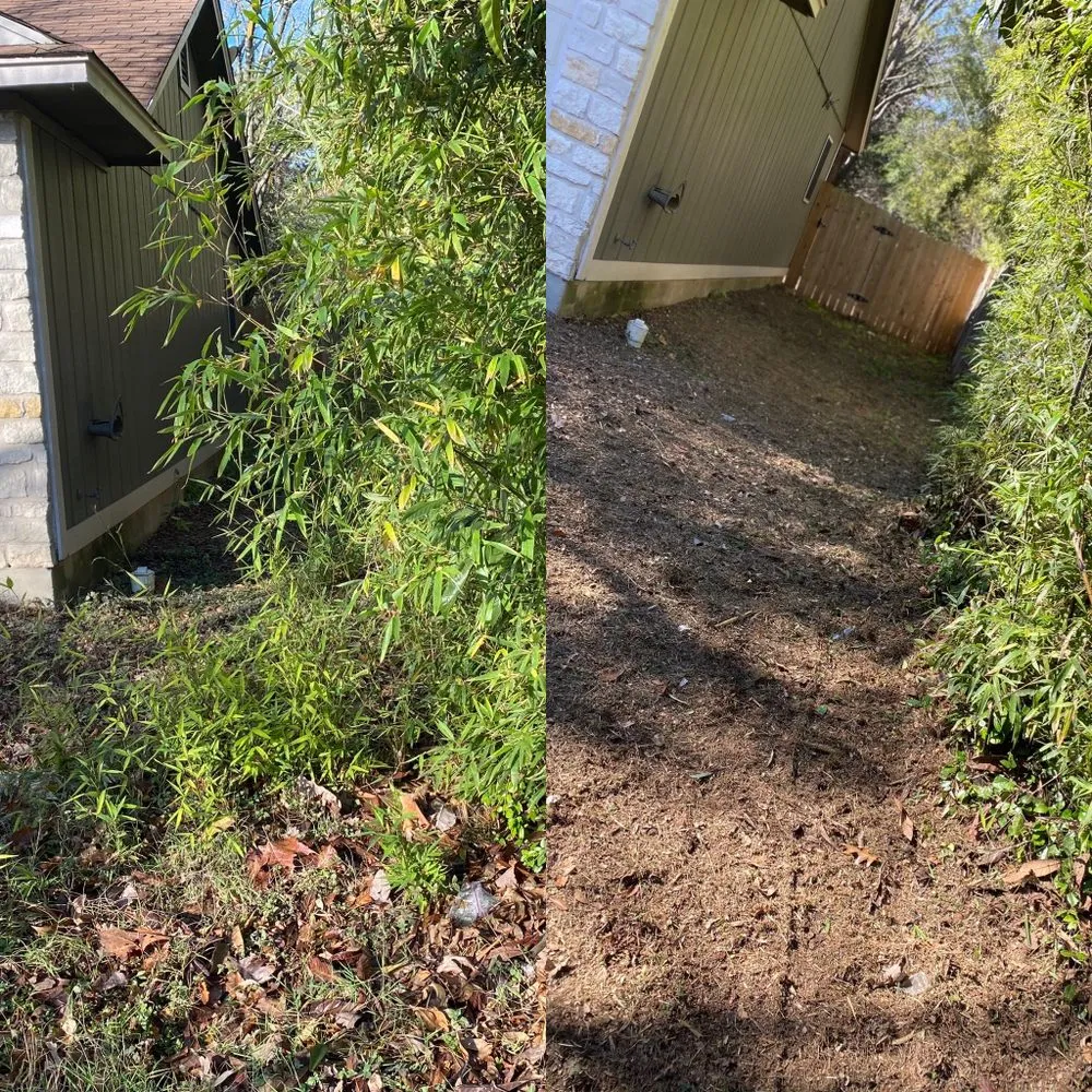 Custom yard maintenance in Pflugerville, TX by OneMan OneLand Services