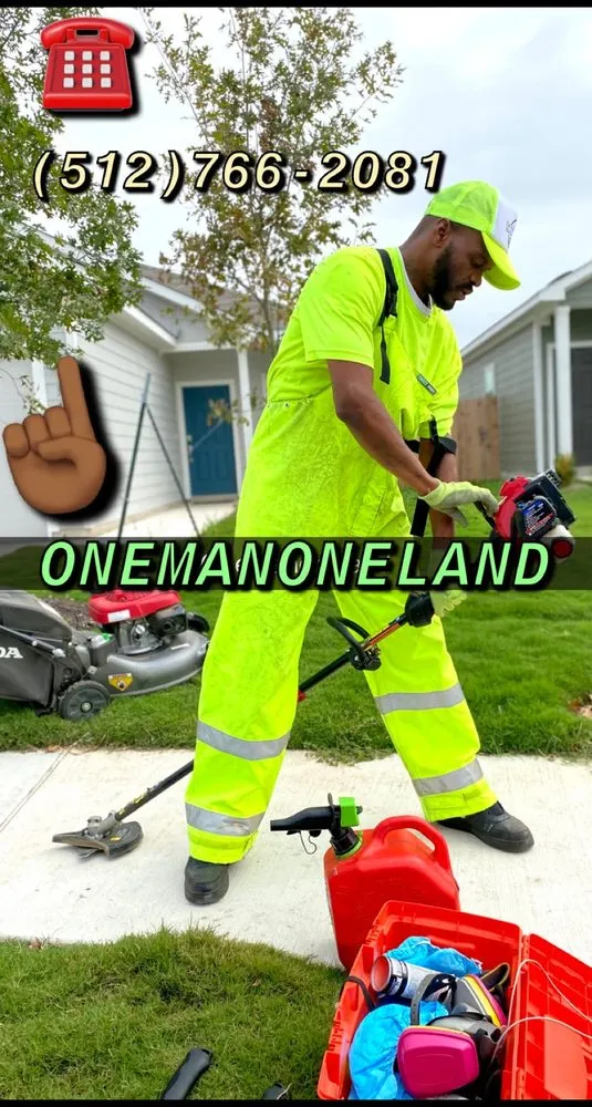 Trusted garden landscaping for residential properties across Pflugerville, TX - OneMan OneLand Services