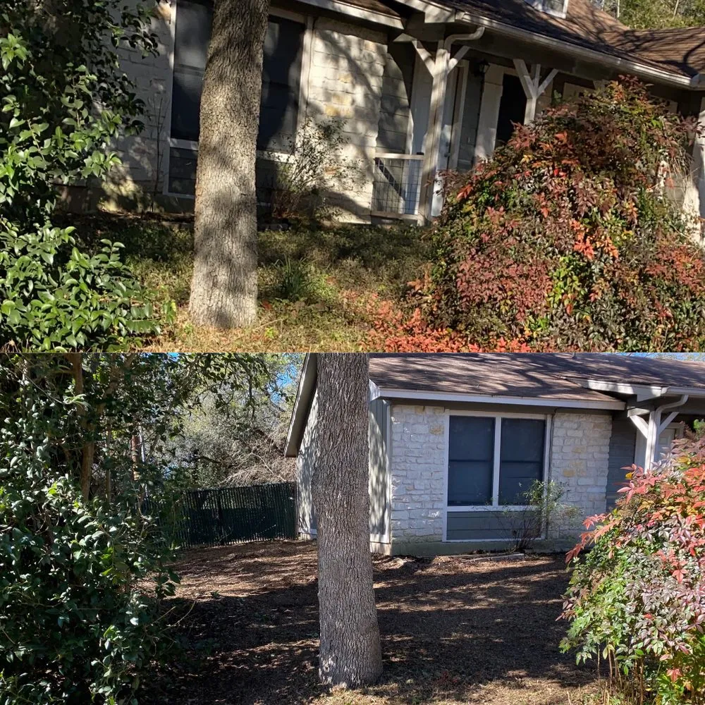 Custom outdoor landscaping for beautiful yards in Pflugerville, TX by OneMan OneLand Services