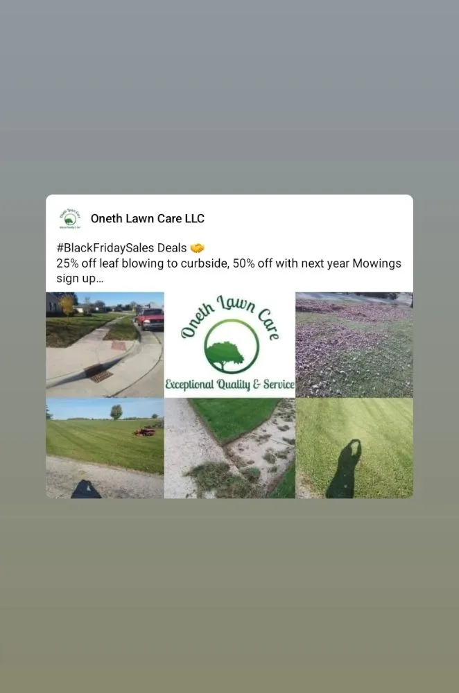 Top-rated yard cleanup service for residential properties in Fort Wayne, IN by Oneth Lawn Care