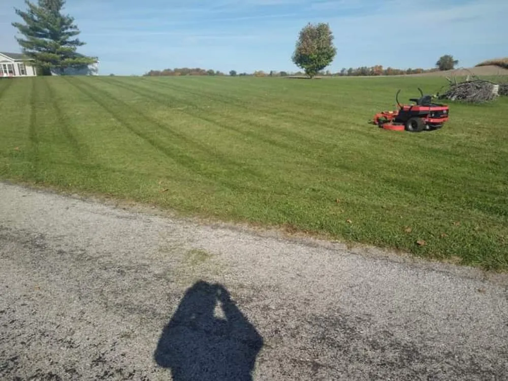 Professional landscape installation in Woodburn, IN by Oneth Lawn Services