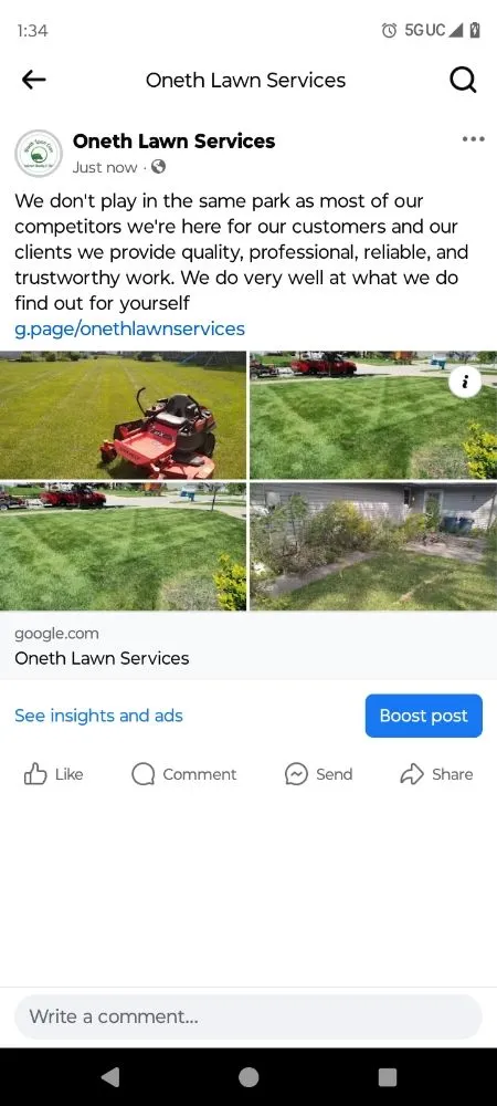 Affordable lawn care service for beautiful yards across Woodburn, IN - Oneth Lawn Services