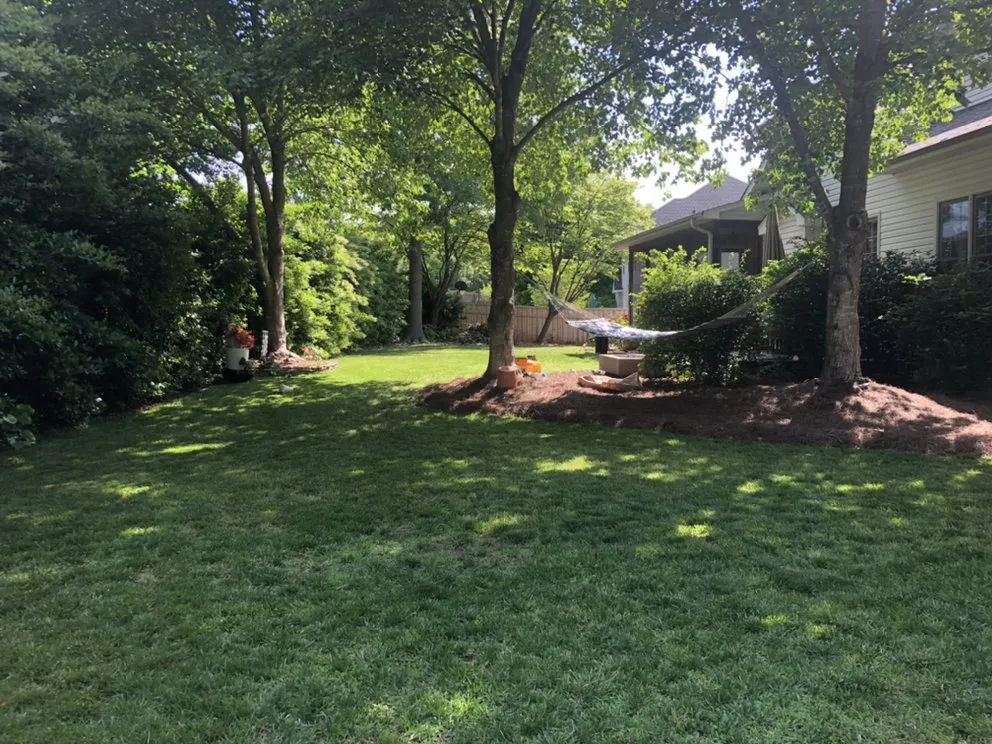 Custom residential landscaping with custom design in Mooresville, NC by Only Lawns