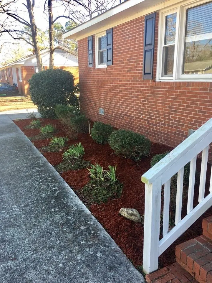 Professional landscape installation for homes in Jacksonville, NC by Onslow Lawn Care and Pressure Washing
