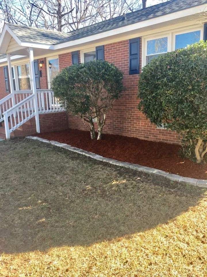 Custom residential landscaping in Jacksonville, NC by Onslow Lawn Care and Pressure Washing