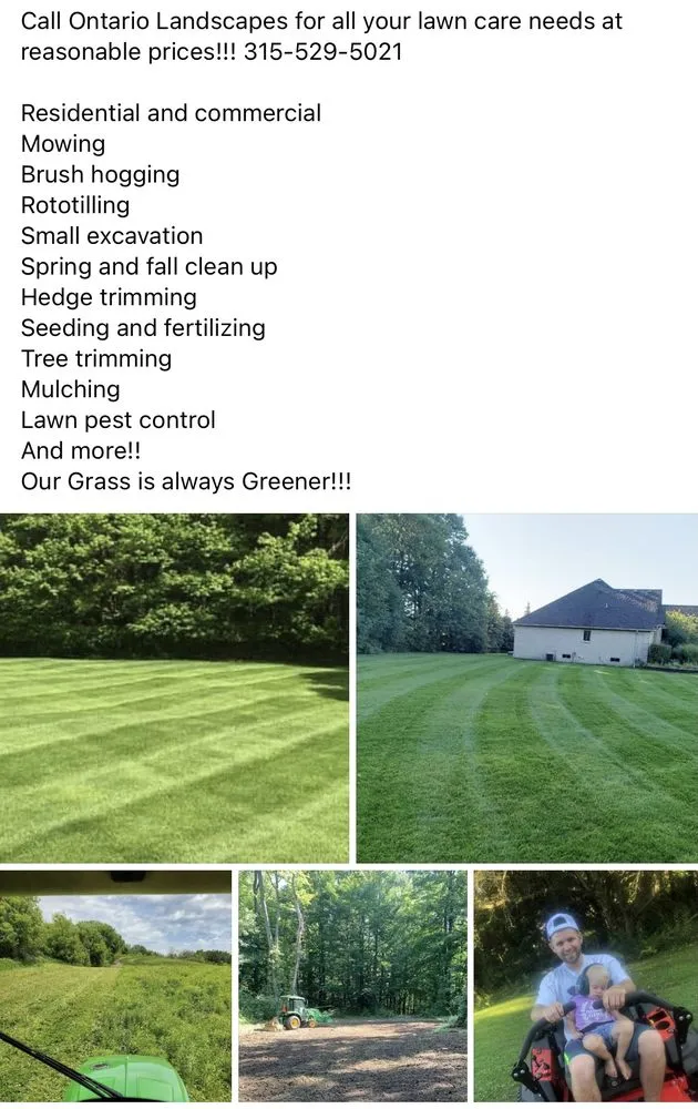 Local yard maintenance for beautiful yards in Oswego, NY by Ontario Landscapes