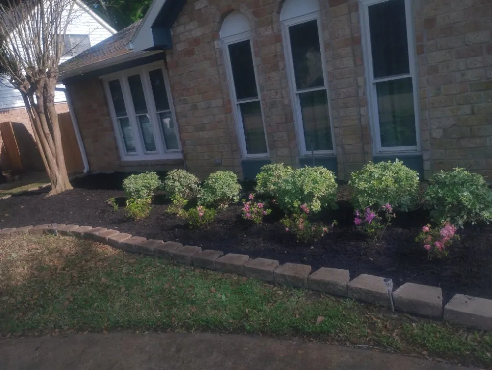 Local lawn mowing service in Humble, TX by Opal Green Landscaping