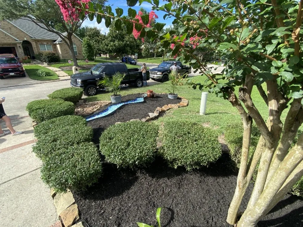 Local lawn care service in Humble, TX by Opal Green Landscaping