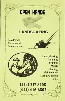 Open-Hands Landscaping Logo