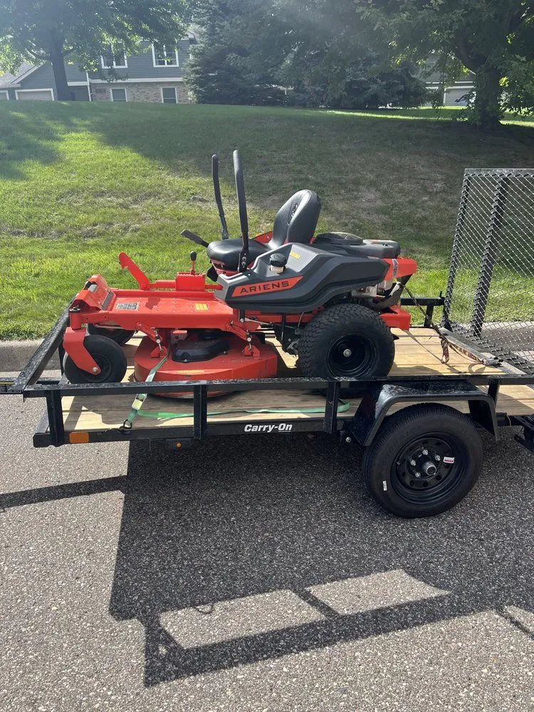 Professional lawn mowing service with custom design in Eagan, MN by Operation Lawn Care Freedom
