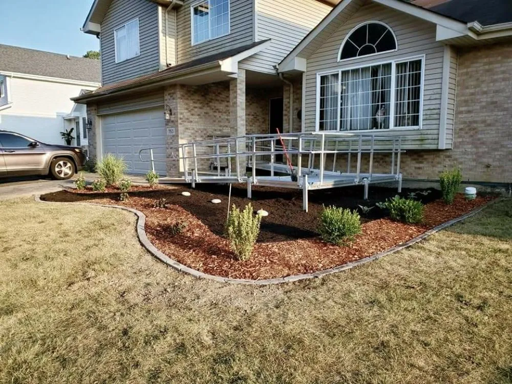 Custom yard cleanup service in Lynwood, IL by Opportunity Landscaping