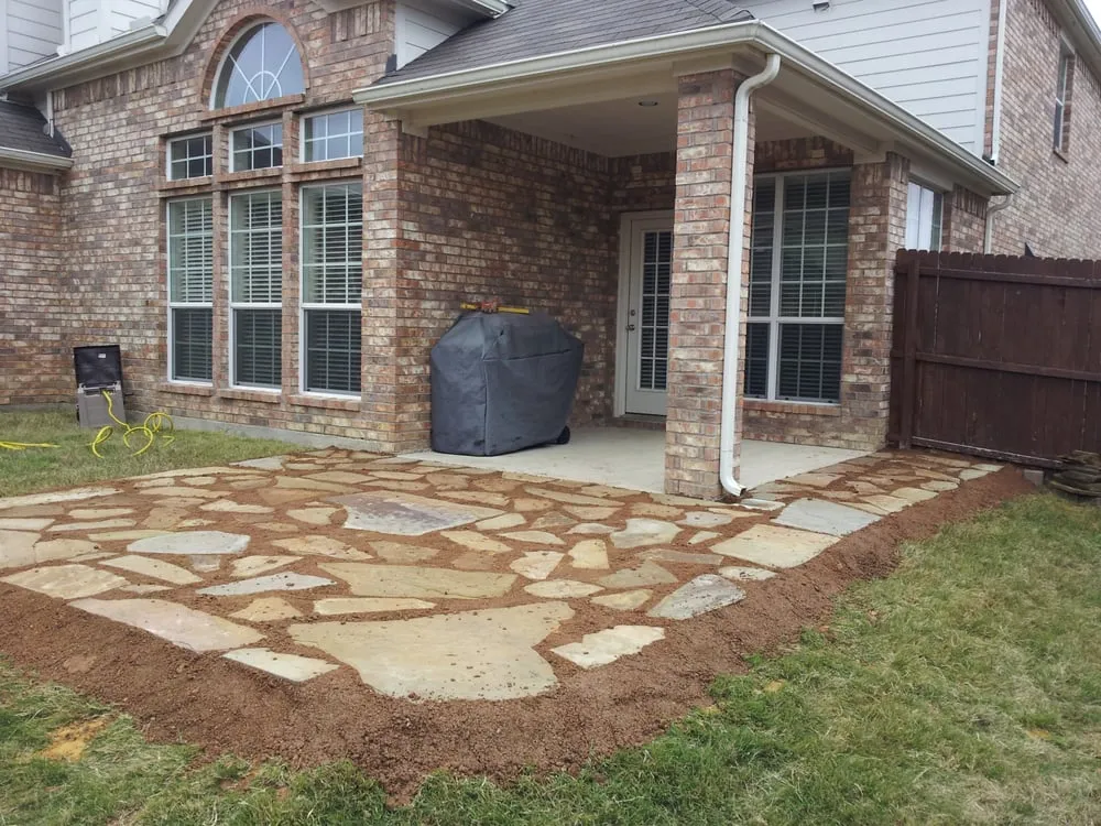 Trusted yard cleanup service with custom design in Allen, TX by Optimal Lawn & Landscape