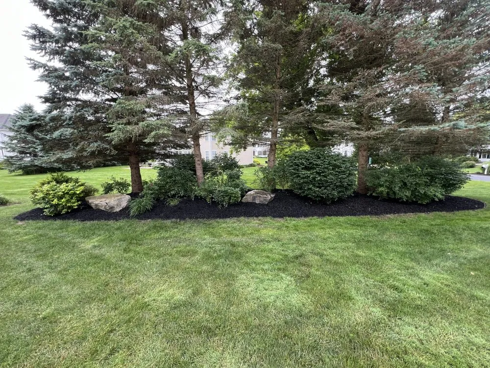 Professional lawn mowing service with custom design in Chittenango, NY by Optimal Property Services