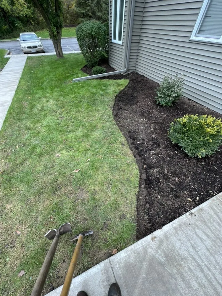 Custom landscape installation for homes in Chittenango, NY by Optimal Property Services