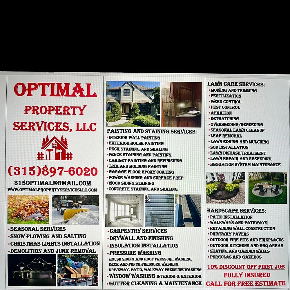 Professional garden landscaping in Chittenango, NY - Optimal Property Services