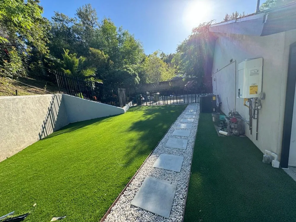 Local landscaping services with custom design in Encino, CA by Option1 Builders
