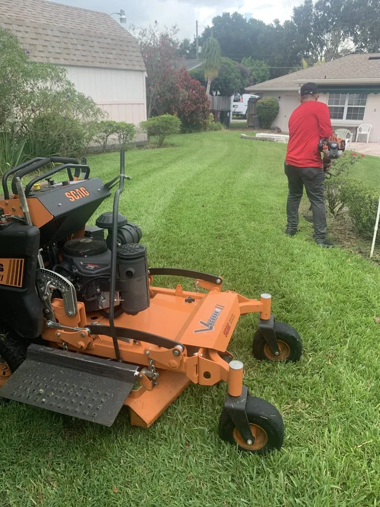 Custom lawn care service with custom design in Kissimmee, FL by Orange County Lawn Care, Inc.